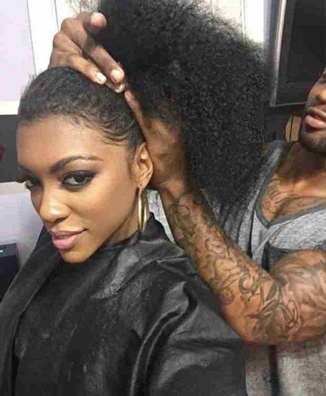 porsha williams real hair|Porsha Williams Shows How Her Long Natural Hair Is。